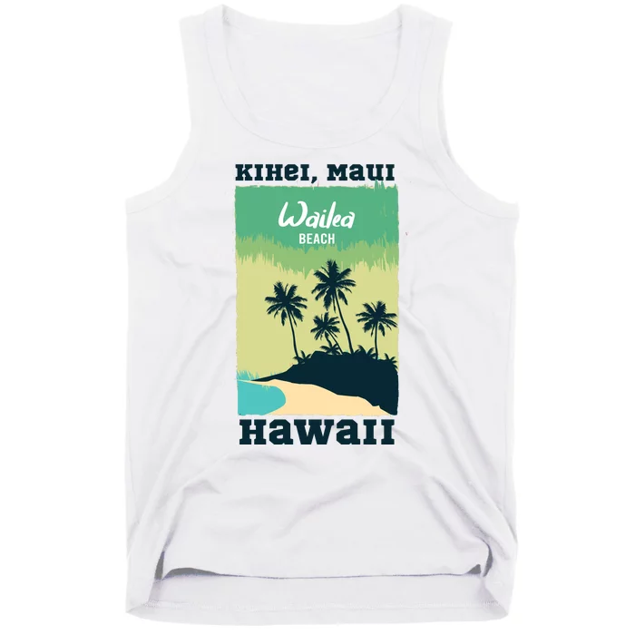 Wailea Beach Hawaii Tank Top