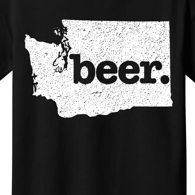 Washington Beer Home State Love Drink Beer From Here Kids T-Shirt