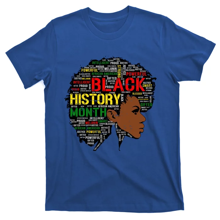 Women Black History Month Gift Black Girl T-Shirt