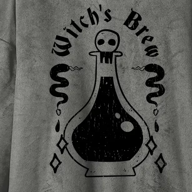 Witch's Brew Halloween Hooded Wearable Blanket