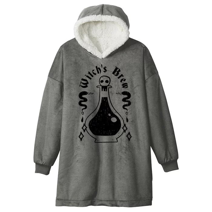 Witch's Brew Halloween Hooded Wearable Blanket