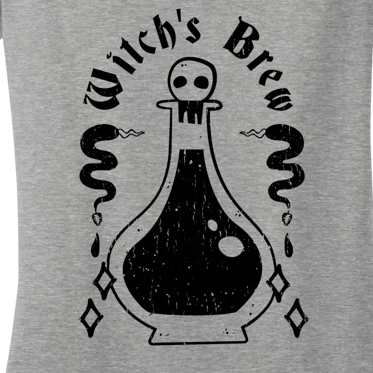 Witch's Brew Halloween Women's V-Neck T-Shirt