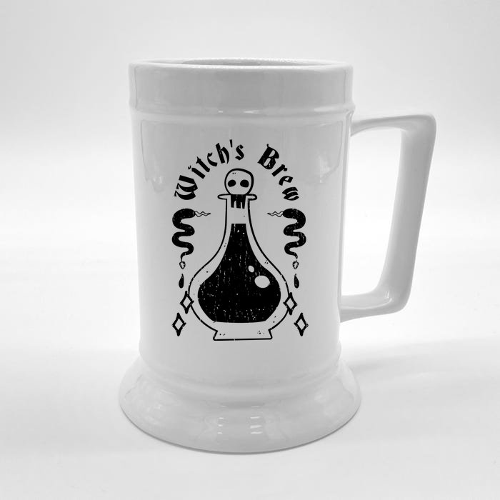 Witch's Brew Halloween Front & Back Beer Stein