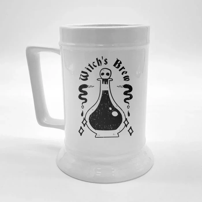 Witch's Brew Halloween Front & Back Beer Stein