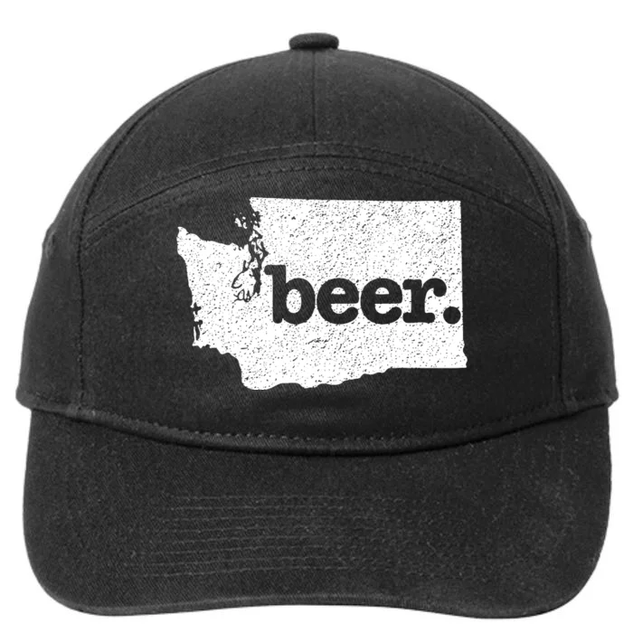 Washington Beer Home State Love Drink Beer From Here 7-Panel Snapback Hat