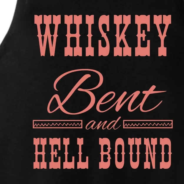 Whiskey Bent Hellbound Is Perfect For Concert Goers Or Everyday Wear Ladies Tri-Blend Wicking Tank