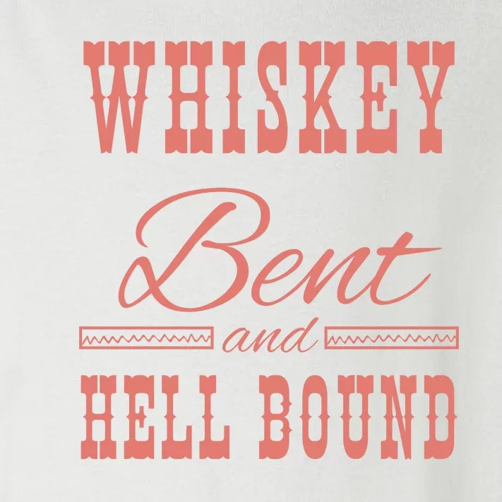 Whiskey Bent Hellbound Is Perfect For Concert Goers Or Everyday Wear Toddler Long Sleeve Shirt