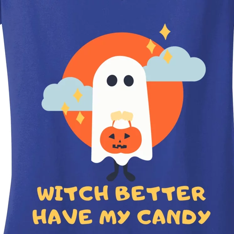 Witch Better Have My Candy Gift Women's V-Neck T-Shirt