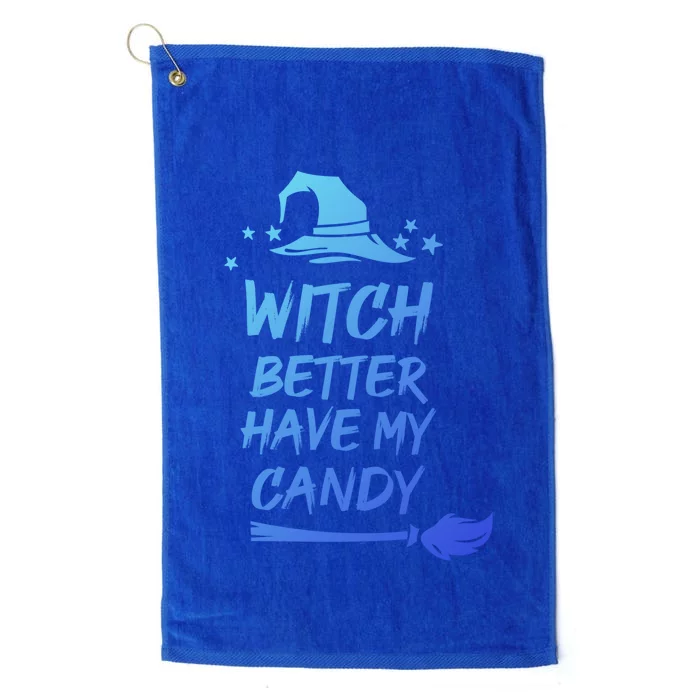 Witch Better Have My Candy Gift Platinum Collection Golf Towel