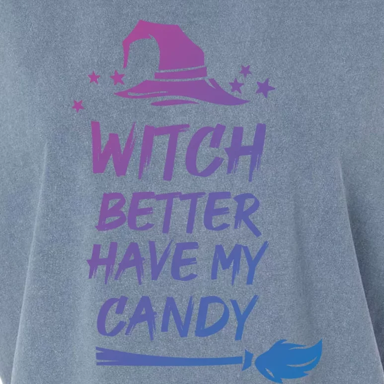 Witch Better Have My Candy Gift Garment-Dyed Women's Muscle Tee