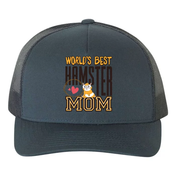 Worlds Best Hamster Mom For Hamster Lover Cute Gift Yupoong Adult 5-Panel Trucker Hat