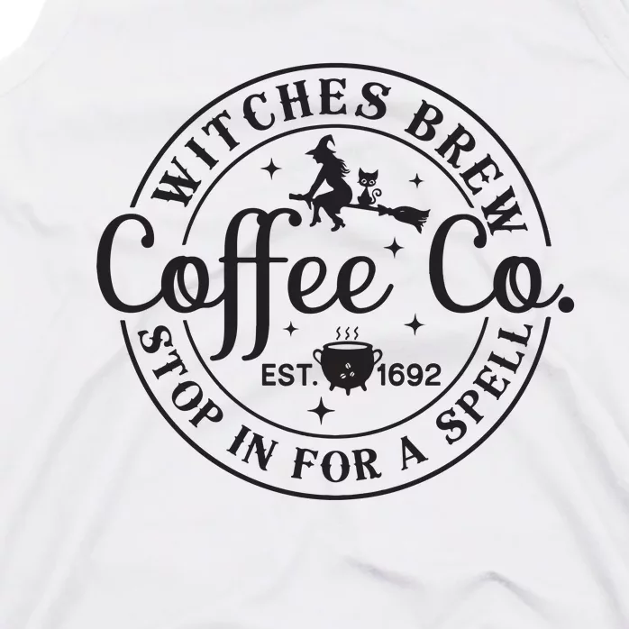 Witches Brew Halloween Funny Witch Spooky Season Tank Top