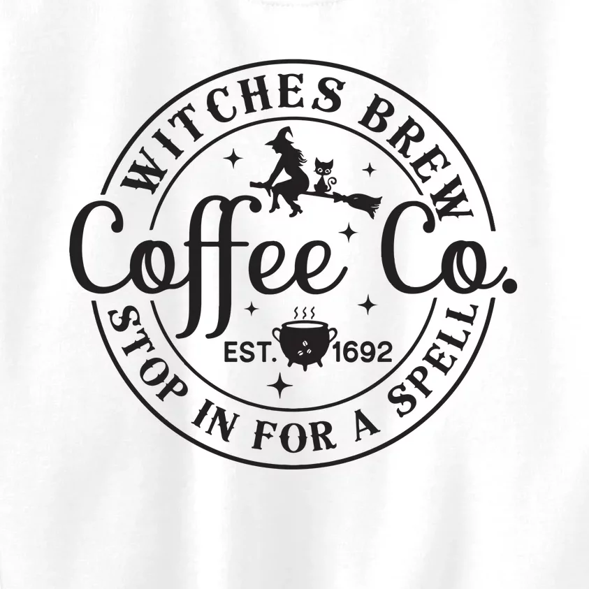 Witches Brew Halloween Funny Witch Spooky Season Kids Sweatshirt