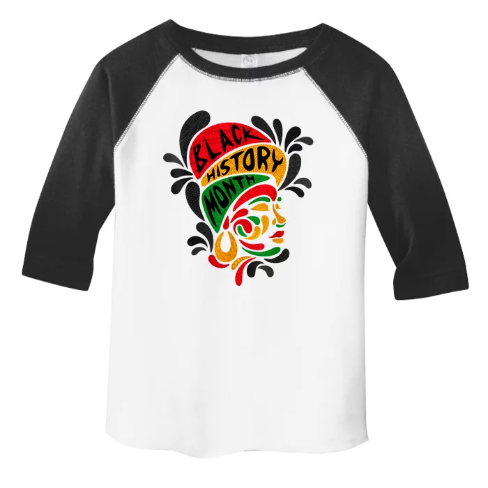 Women's Black History Month Proud African Pride Black Queen. Toddler Fine Jersey T-Shirt