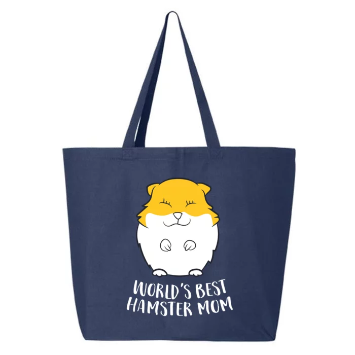 Worlds Best Hamster Mom Funny Hamster Mom Gift 25L Jumbo Tote