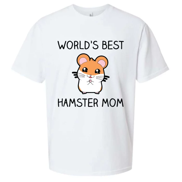 Worlds Best Hamster Mom Sueded Cloud Jersey T-Shirt