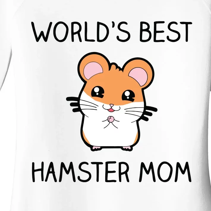 Worlds Best Hamster Mom Women's Perfect Tri Tunic Long Sleeve Shirt