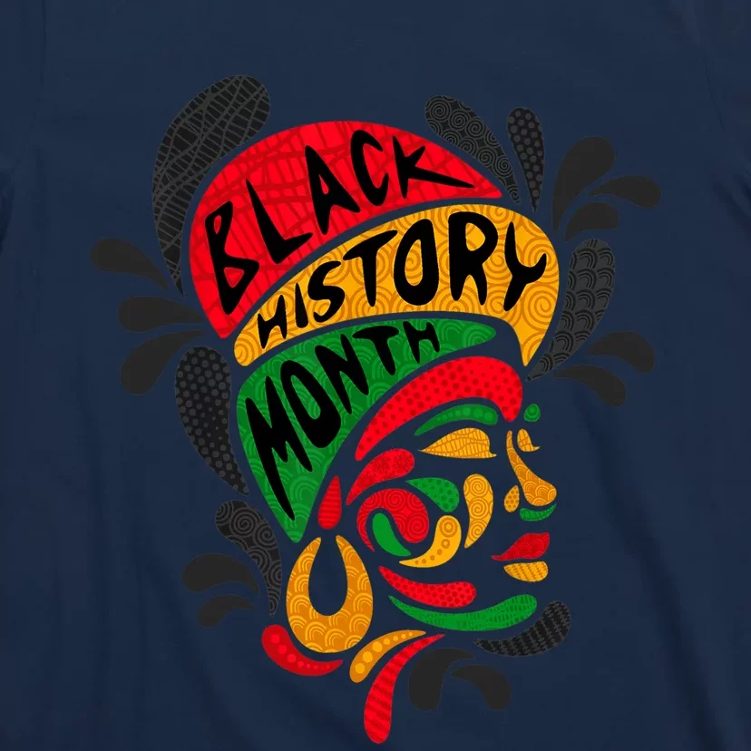 Wo's Black History Month Proud African Pride T-Shirt