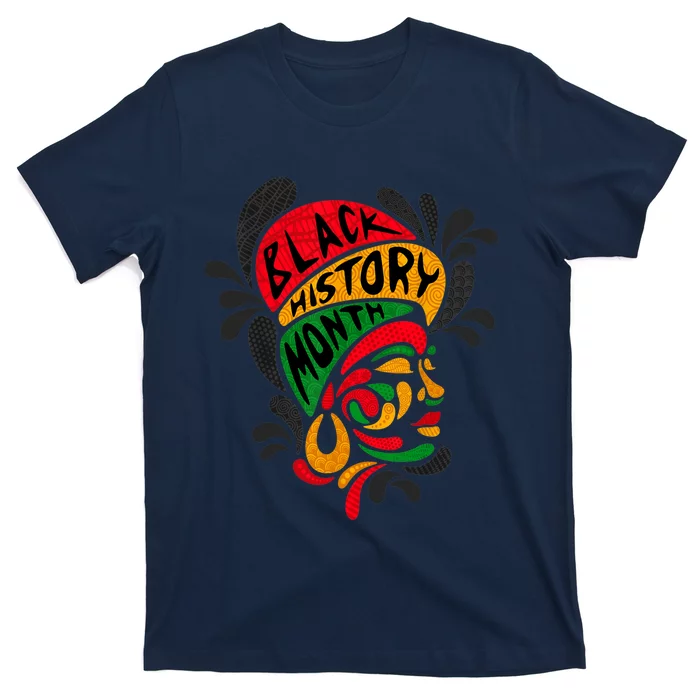 Wo's Black History Month Proud African Pride T-Shirt