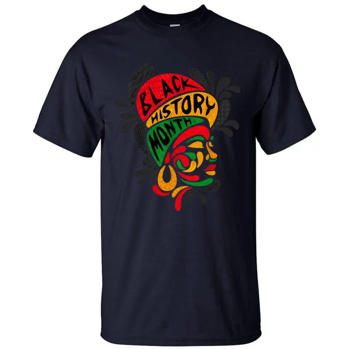 Wo's Black History Month Proud African Pride Tall T-Shirt