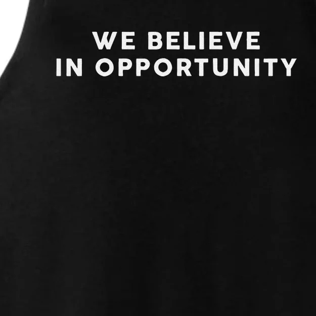 We Believe In Opportunity Kamala Harris 2024 Ladies Tri-Blend Wicking Tank