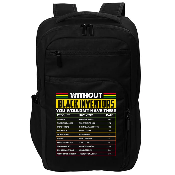 Without Black Inventors You Wouldn't Have These Chart Impact Tech Backpack