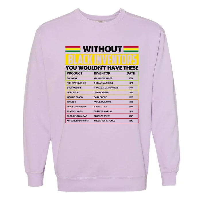 Without Black Inventors You Wouldn't Have These Chart Garment-Dyed Sweatshirt