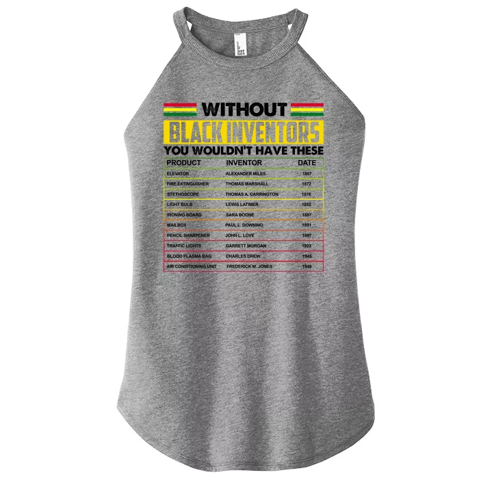 Without Black Inventors You Wouldn't Have These Chart Women’s Perfect Tri Rocker Tank