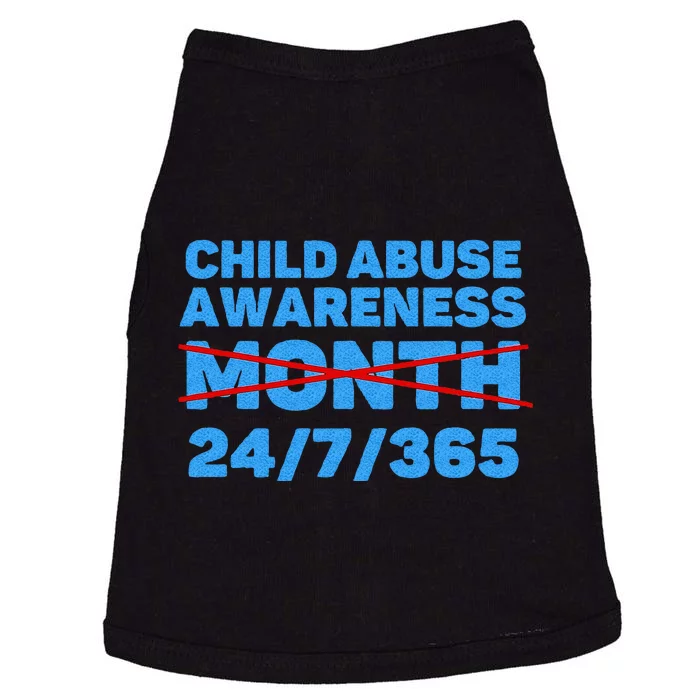 Wear Blue In April Child Abuse Prevention Awareness 247365 Doggie Tank