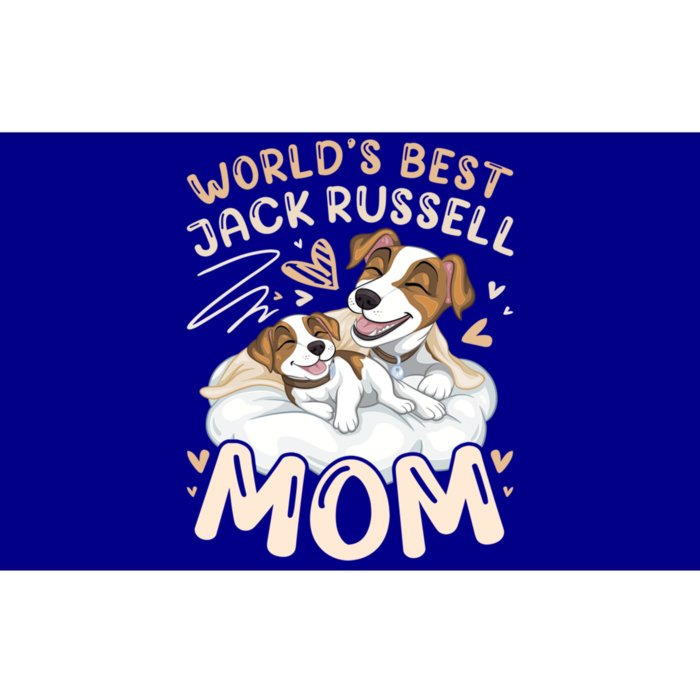 WorldS Best Jack Russell Mom Dog With Puppy Mothers Day Funny Gift Bumper Sticker