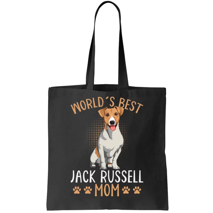 World´s Best Jack Russell Terrier Mom Dog Mama Funny Tote Bag