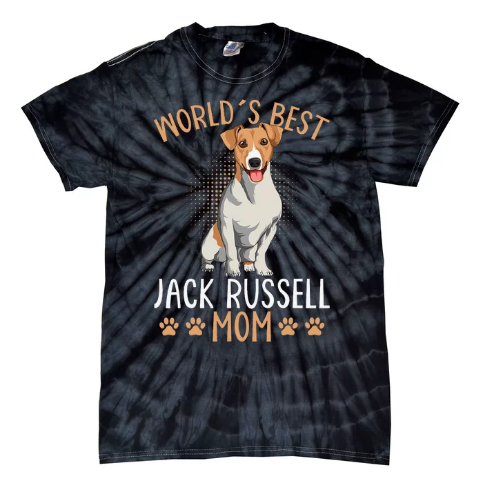 World´s Best Jack Russell Terrier Mom Dog Mama Funny Tie-Dye T-Shirt