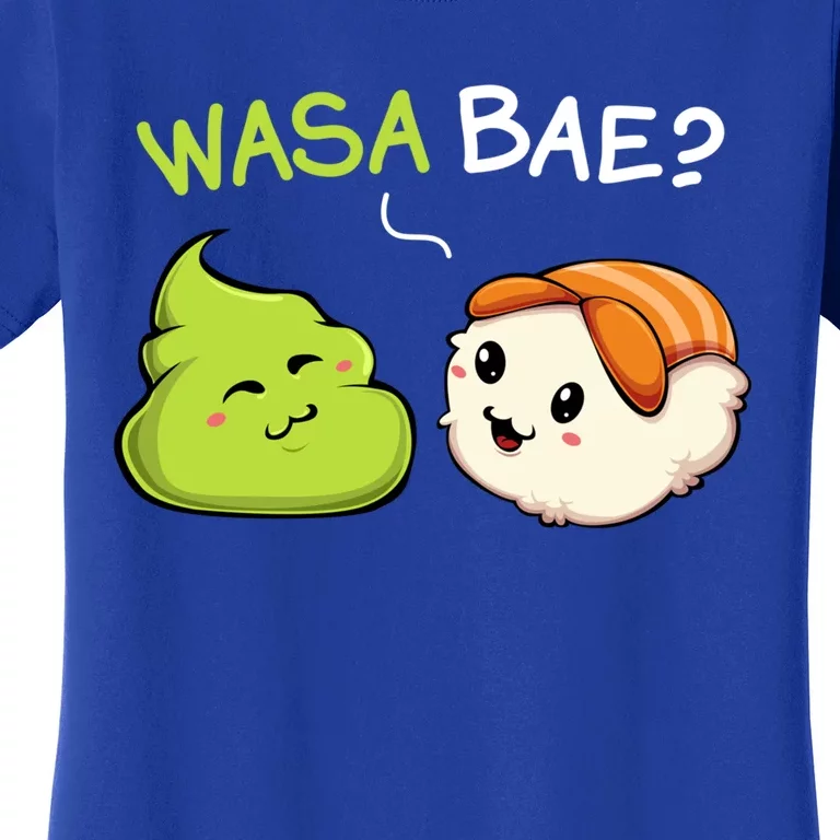 Wasa Bae Kawaii Cute Wasabi Sushi Japanese Asian Food Lover Meaningful Gift Women's T-Shirt