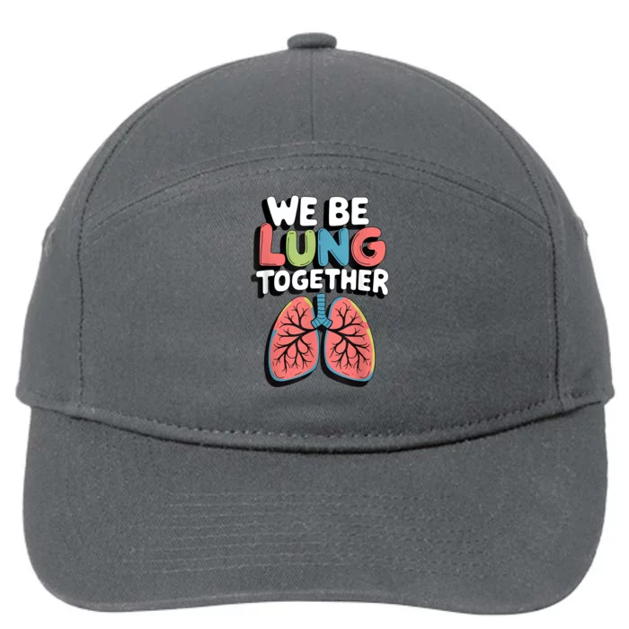 We Be Lung Together 7-Panel Snapback Hat