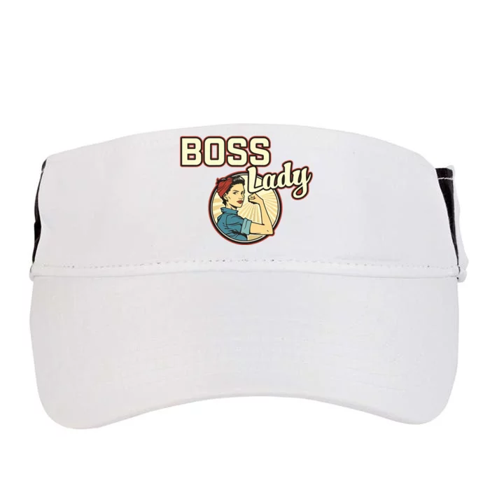 Woman Boss Lady Bosses Day Funny Appreciation Gift Mom Wife Adult Drive Performance Visor