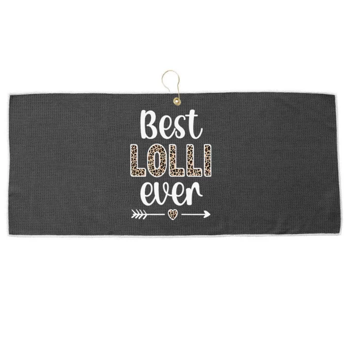 Womens Best Lolli Lolli Grandmother Appreciation Lolli Grandma Large Microfiber Waffle Golf Towel