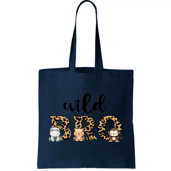 Wild Bro Leopard Zoo Theme Birthday Animal Safari Jungle Animal Tote Bag