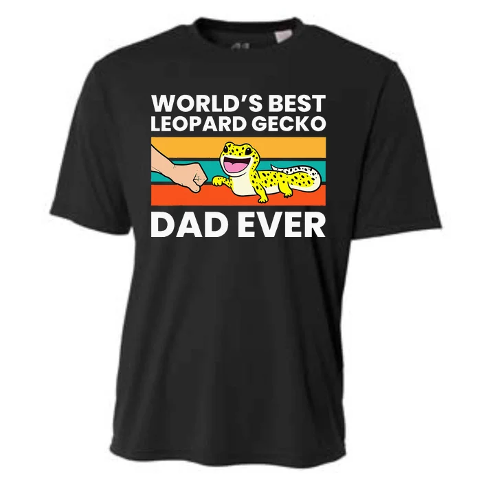 Worlds Best Leopard Gecko Dad Ever Cooling Performance Crew T-Shirt