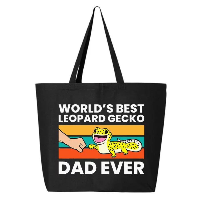 Worlds Best Leopard Gecko Dad Ever 25L Jumbo Tote