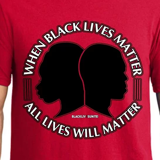 When Black Lives Matter All Lives Will Matter Pajama Set