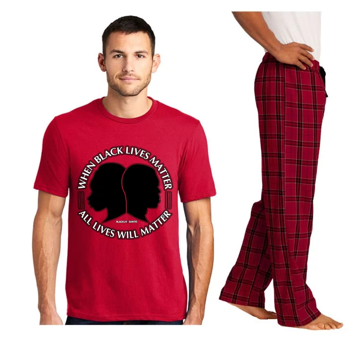 When Black Lives Matter All Lives Will Matter Pajama Set