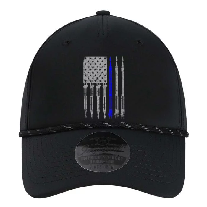 Welder Blue Line American Flag USA Patriotic Welder Performance The Dyno Cap