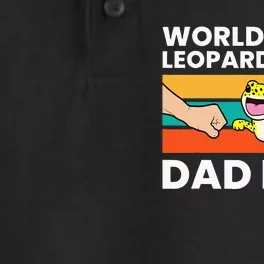 Worlds Best Leopard Gecko Dad Ever Dry Zone Grid Performance Polo