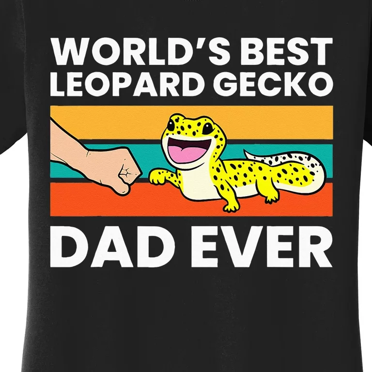 Worlds Best Leopard Gecko Dad Ever Women's T-Shirt