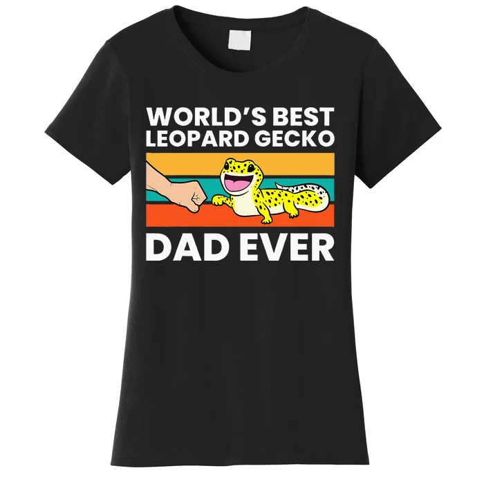 Worlds Best Leopard Gecko Dad Ever Women's T-Shirt