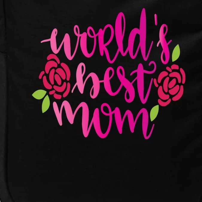 Worlds Best Mom Flower Impact Tech Backpack