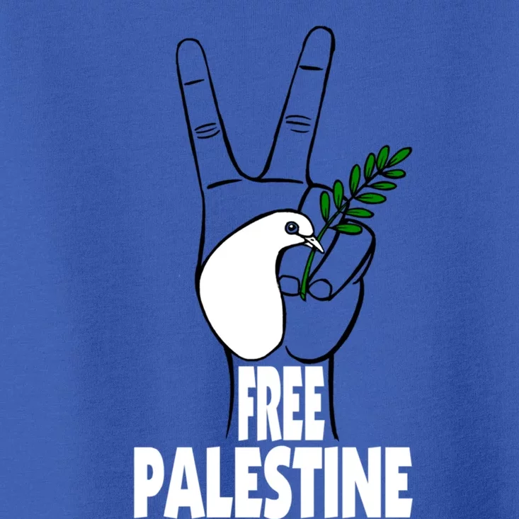 West Bank Middle East Peace Dove Olive Branch Free Palestine Cool Gift Toddler T-Shirt