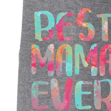 Womens Best Mama Ever Mother's Day Doggie 3-End Fleece Hoodie