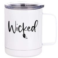 Wicked Broomstick Musical Musicals 12 oz Stainless Steel Tumbler Cup