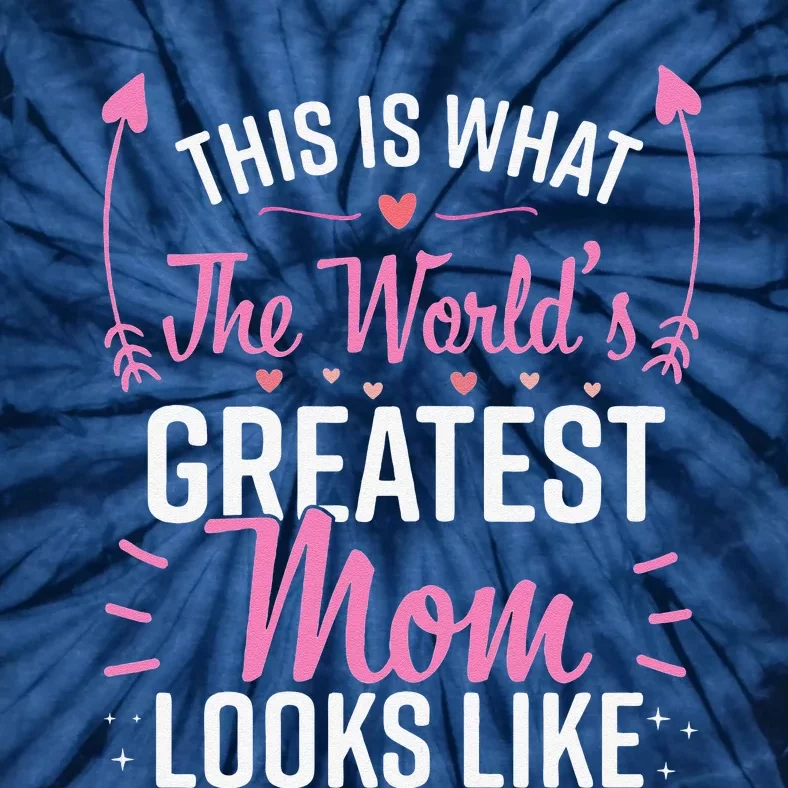 Womens Best Mom Best Mother Tie-Dye T-Shirt